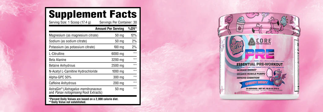 Core essential pre workout